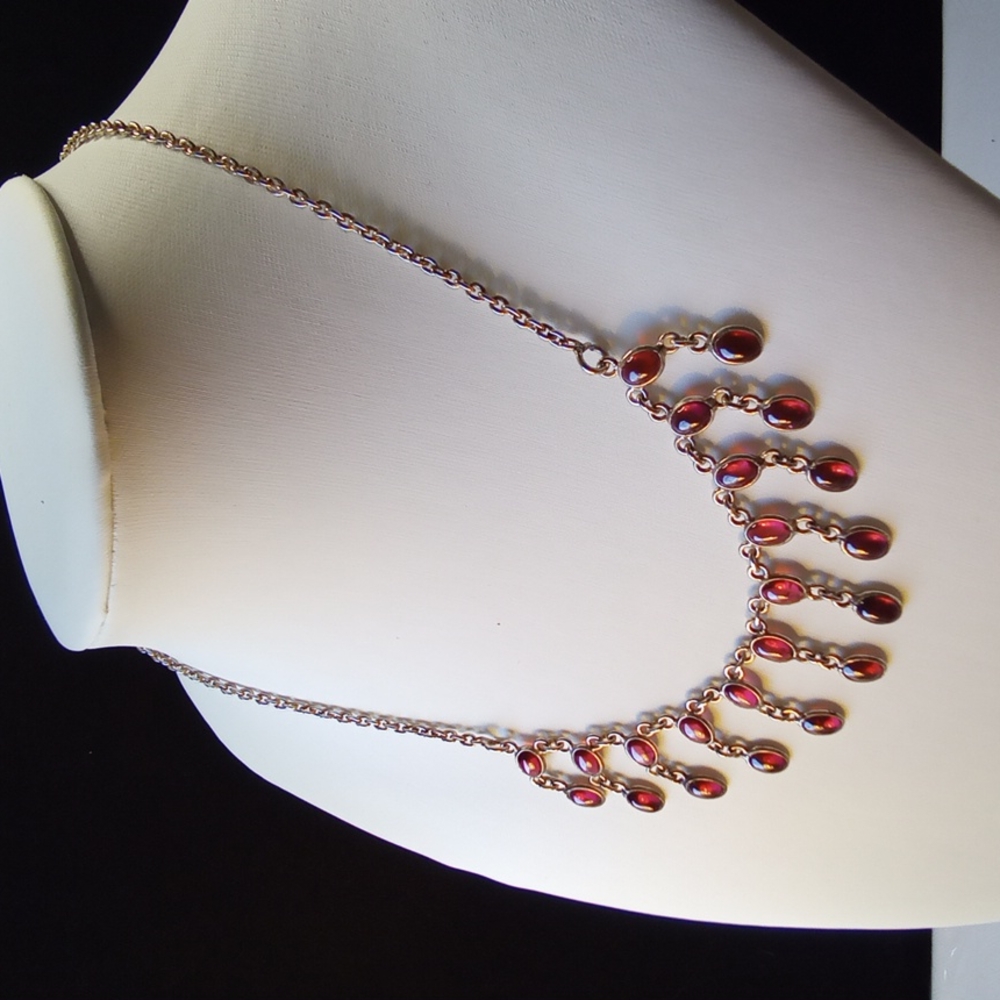Genuine Red Ruby In Sterling Silver - image 2